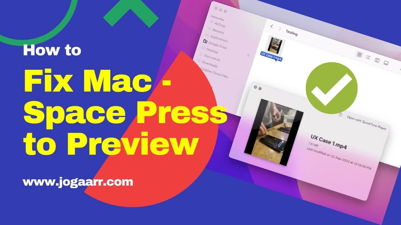 Mac video preview not working issue - [Solved] - Jogaarr